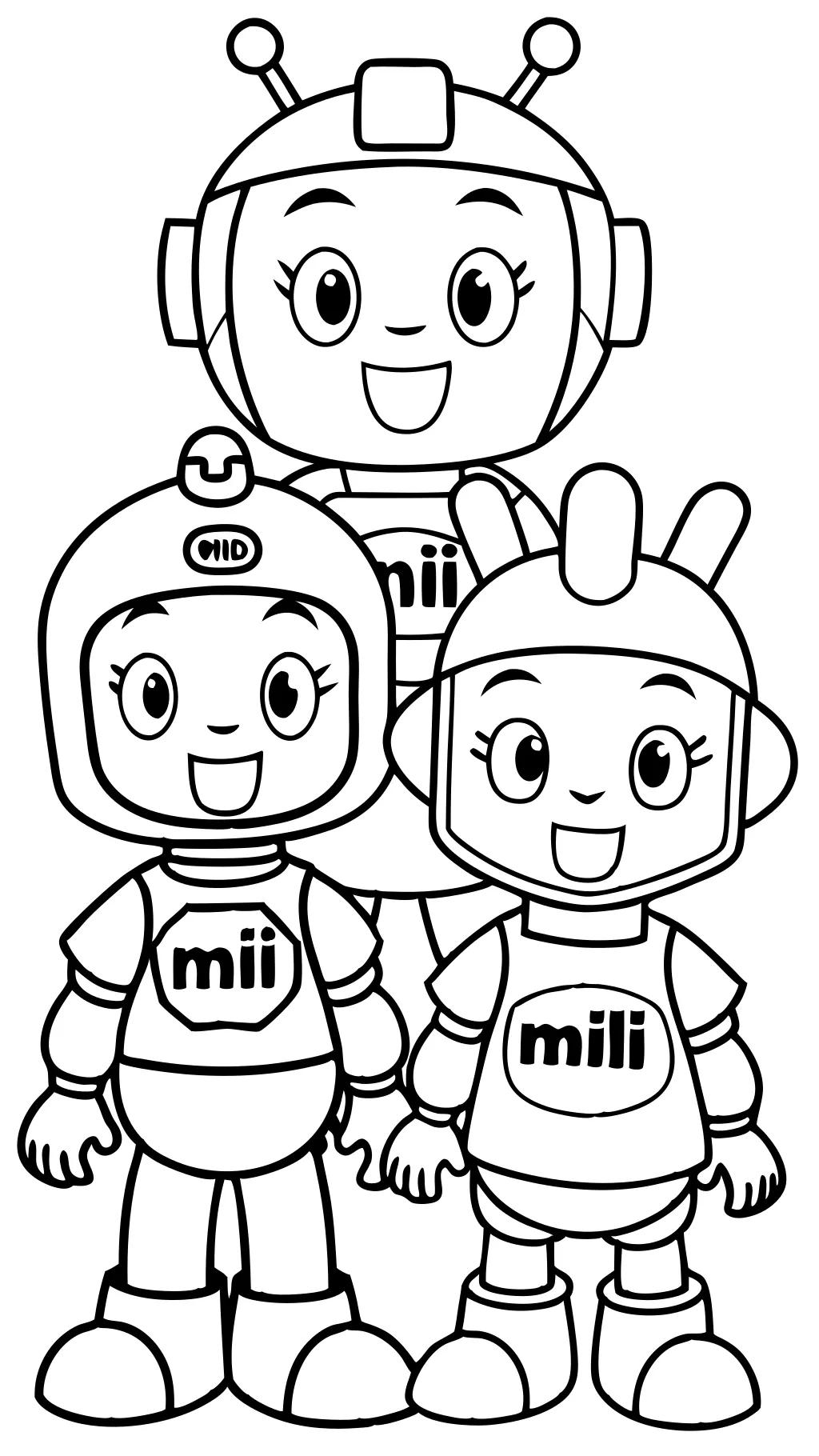 Páginas para colorear del equipo umizoomi